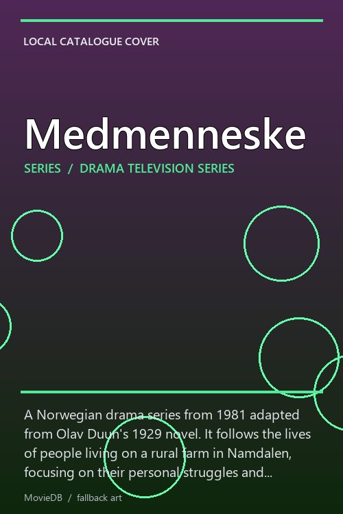 Medmenneske poster