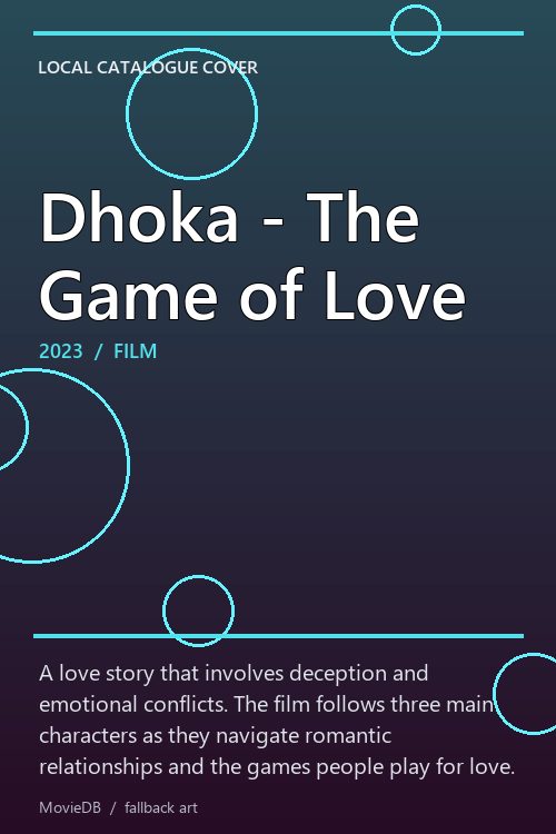 Dhoka - The Game of Love poster