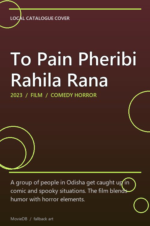 To Pain Pheribi Rahila Rana poster