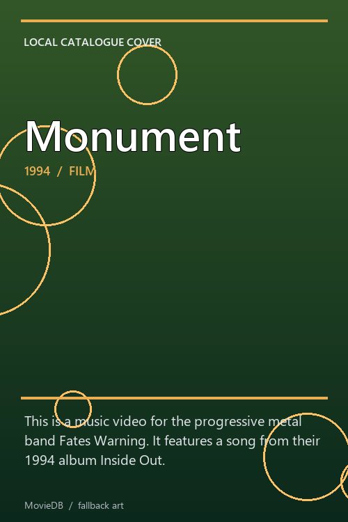 Monument poster