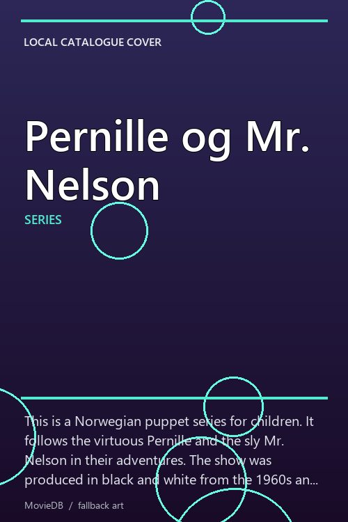 Pernille og Mr. Nelson poster
