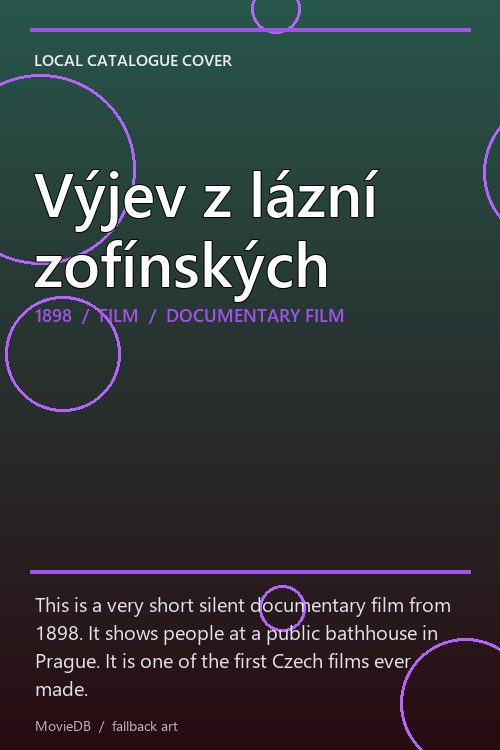 Výjev z lázní zofínských poster