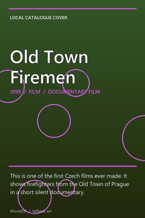 Old Town Firemen poster
