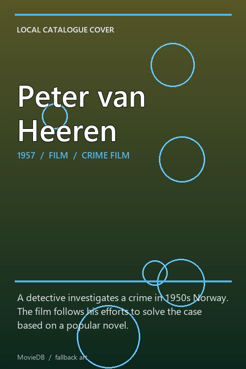 Peter van Heeren poster