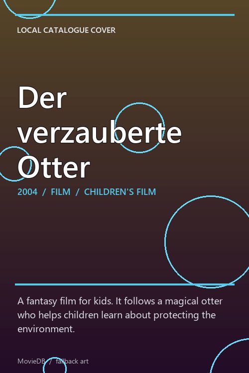 Der verzauberte Otter poster