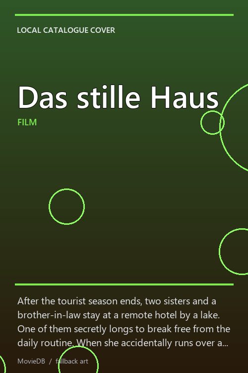 Das stille Haus poster