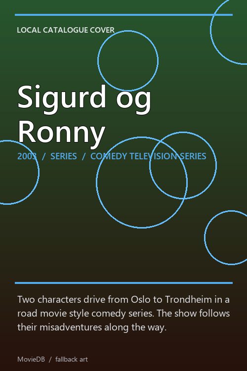 Sigurd og Ronny poster