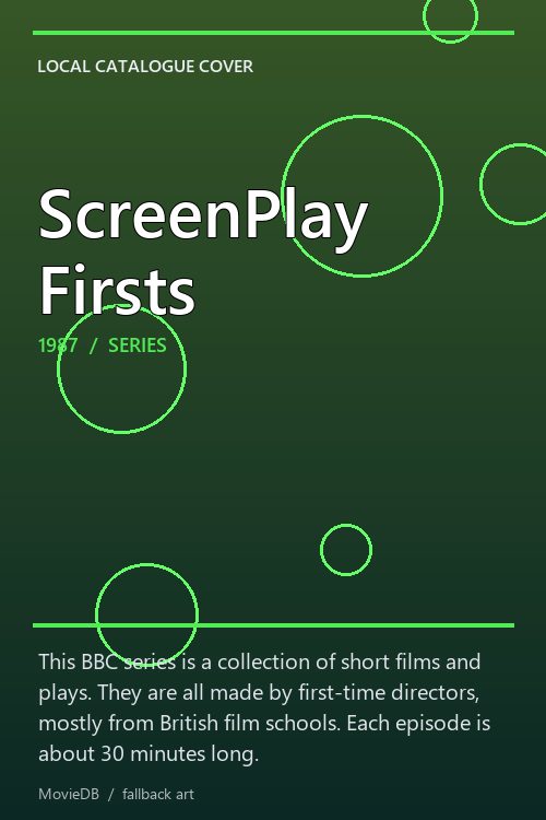 ScreenPlay Firsts poster