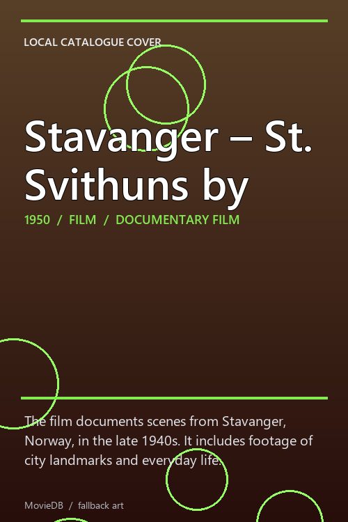 Stavanger – St. Svithuns by poster