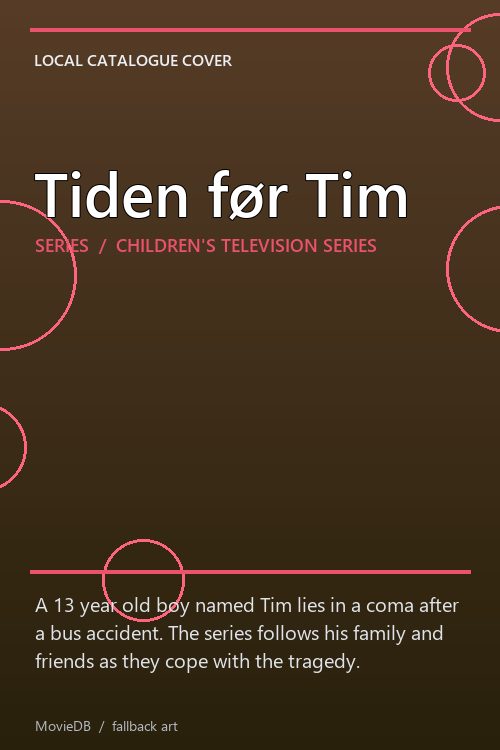 Tiden før Tim poster