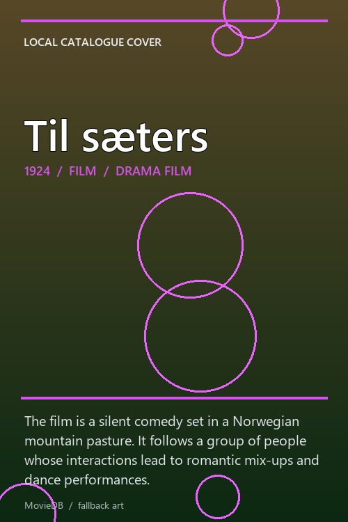 Til sæters poster