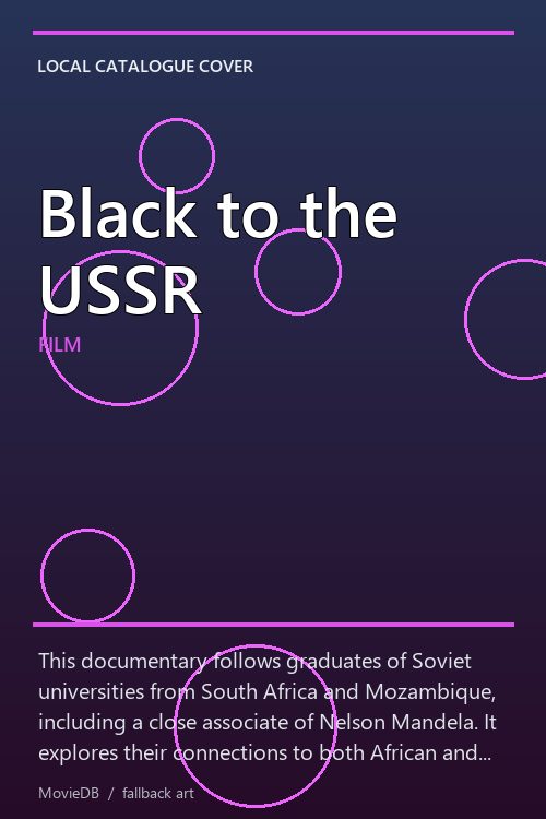Black to the USSR poster