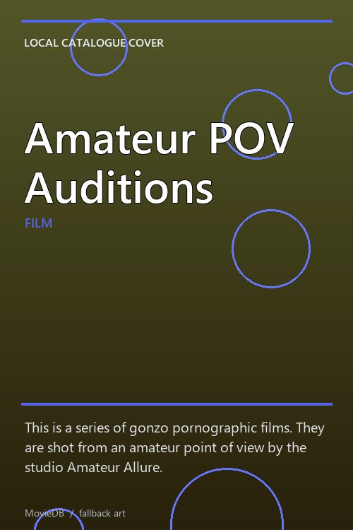Amateur POV Auditions poster