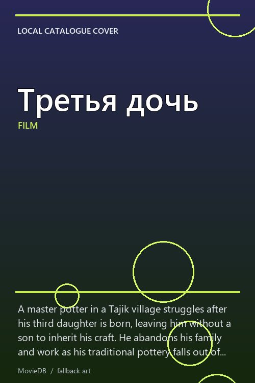 Третья дочь poster