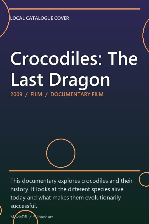 Crocodiles: The Last Dragon poster