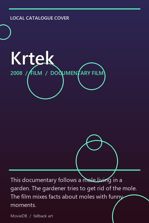 Krtek poster