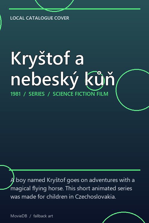 Kryštof a nebeský kůň poster