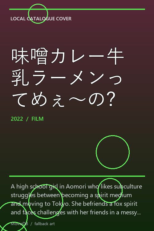 味噌カレー牛乳ラーメンってめぇ〜の? poster