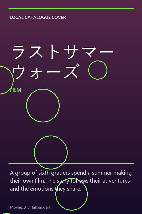 ラストサマーウォーズ poster