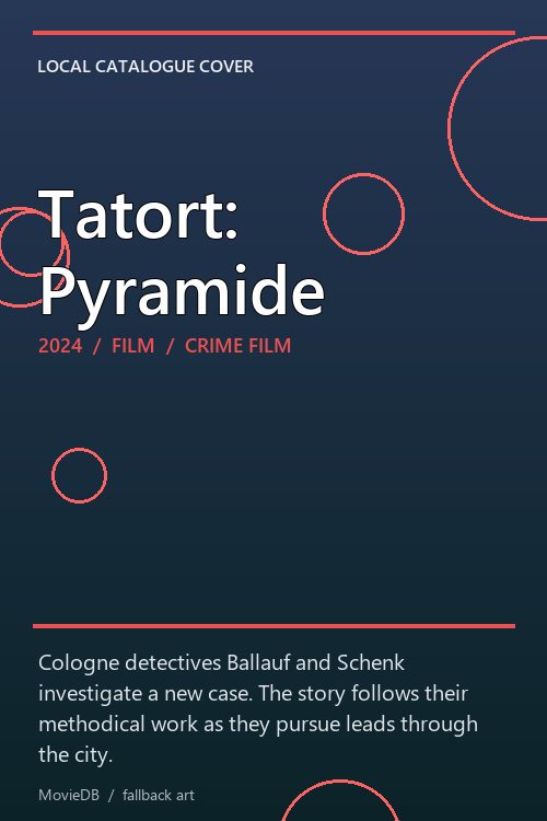 Tatort: Pyramide poster