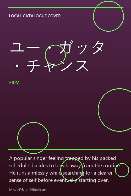 ユー・ガッタ・チャンス poster