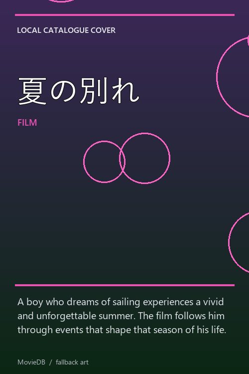 夏の別れ poster