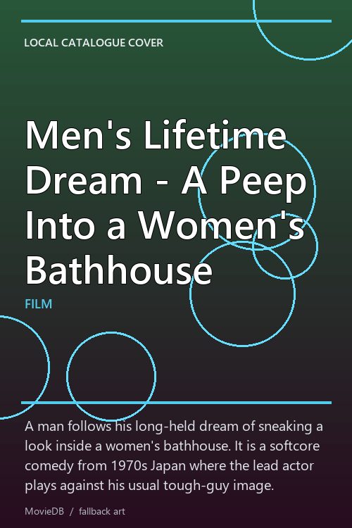 Men's Lifetime Dream - A Peep Into a Women's Bathhouse poster