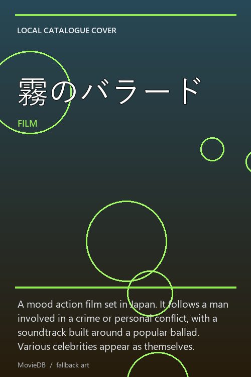 霧のバラード poster