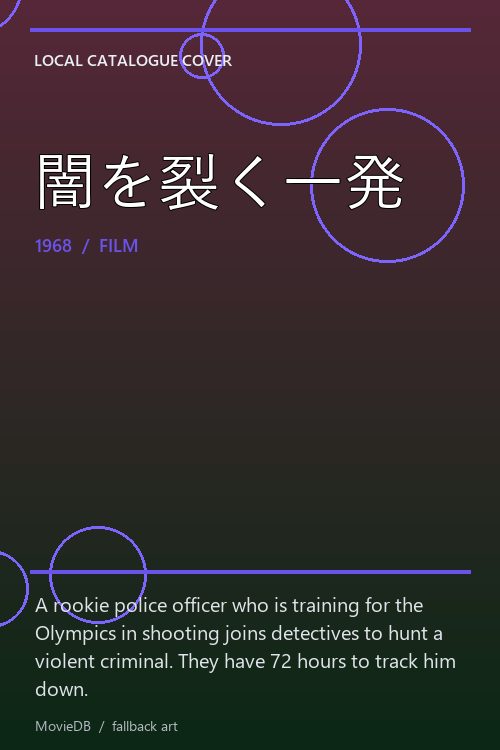 闇を裂く一発 poster