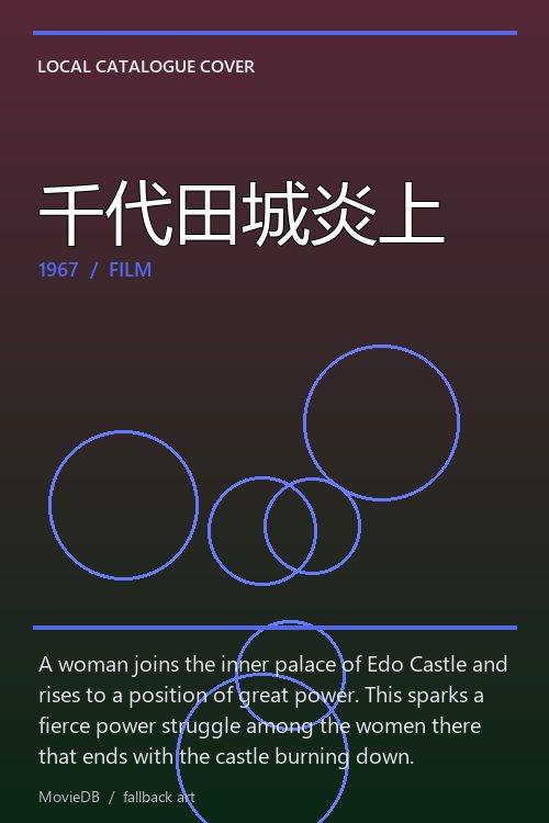 千代田城炎上 poster