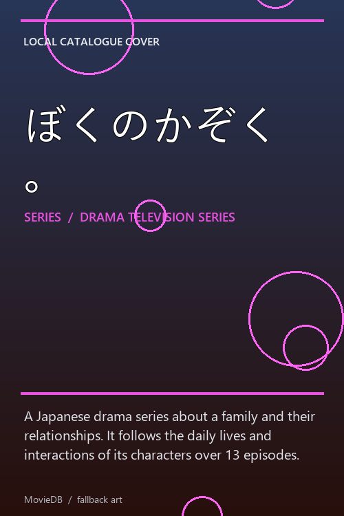 ぼくのかぞく。 poster