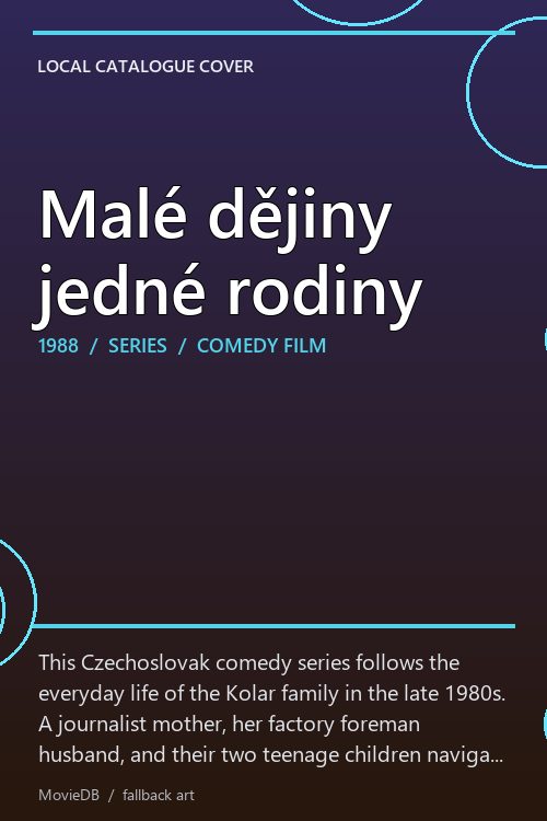 Malé dějiny jedné rodiny poster