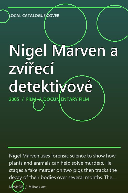 Nigel Marven a zvířecí detektivové poster