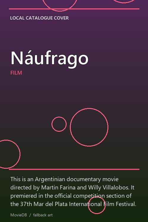 Náufrago poster