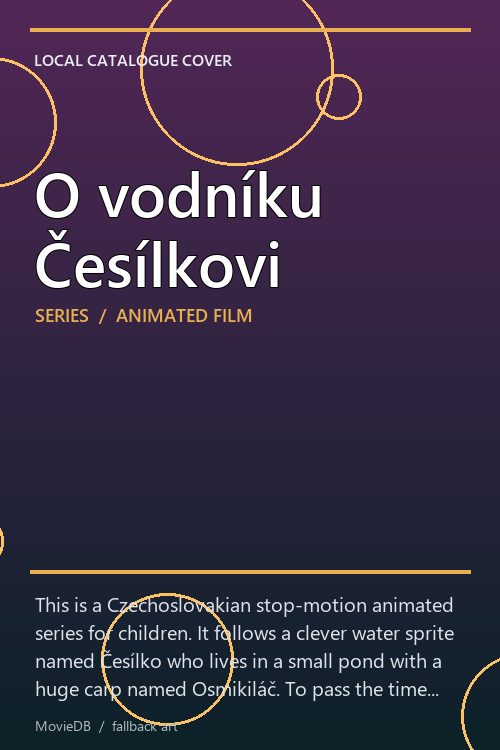 O vodníku Česílkovi poster