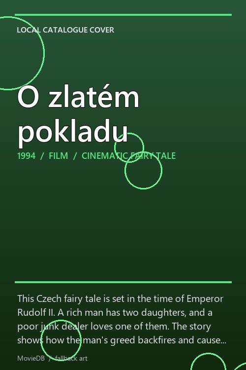 O zlatém pokladu poster