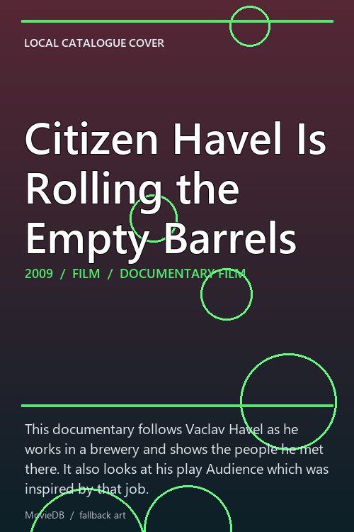 Citizen Havel Is Rolling the Empty Barrels poster