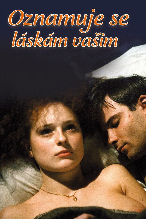 Oznamuje se láskám vasim poster