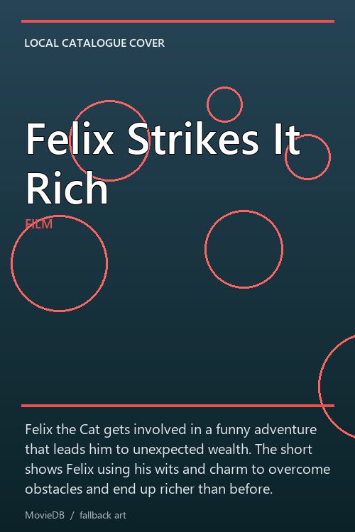 Felix Strikes It Rich poster