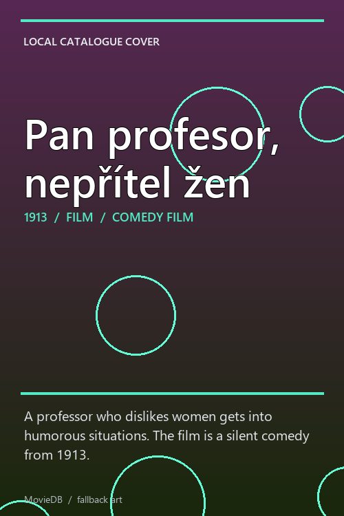 Pan profesor, nepřítel žen poster