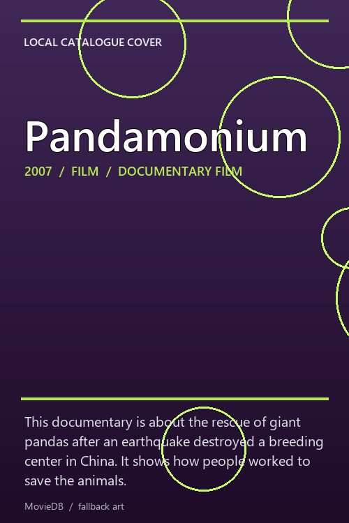 Pandamonium poster