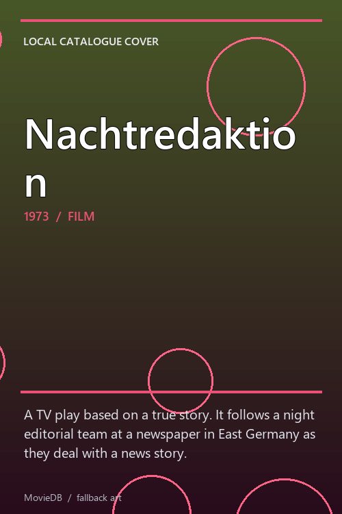 Nachtredaktion poster