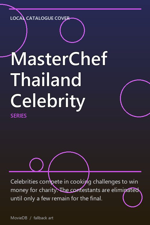 MasterChef Thailand Celebrity poster