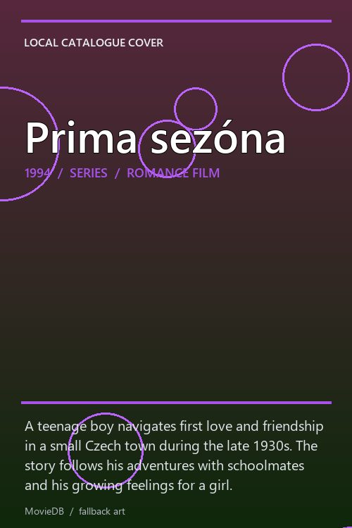 Prima sezóna poster