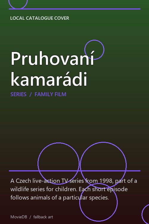 Pruhovaní kamarádi poster