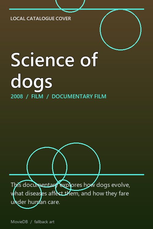 Science of dogs poster