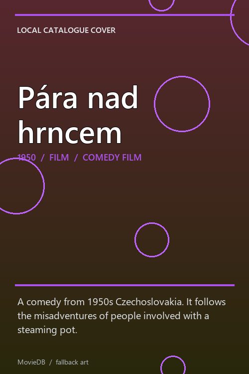 Pára nad hrncem poster
