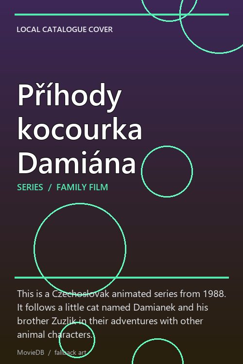 Příhody kocourka Damiána poster