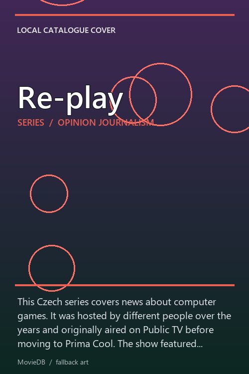 Re-play poster