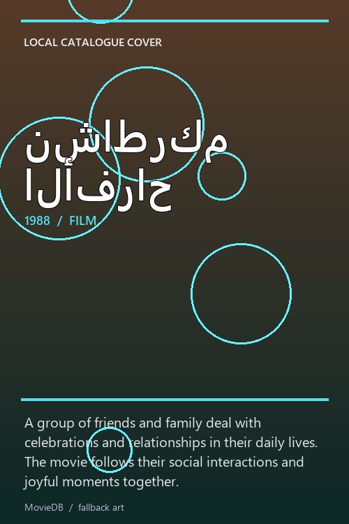 نشاطركم الأفراح poster